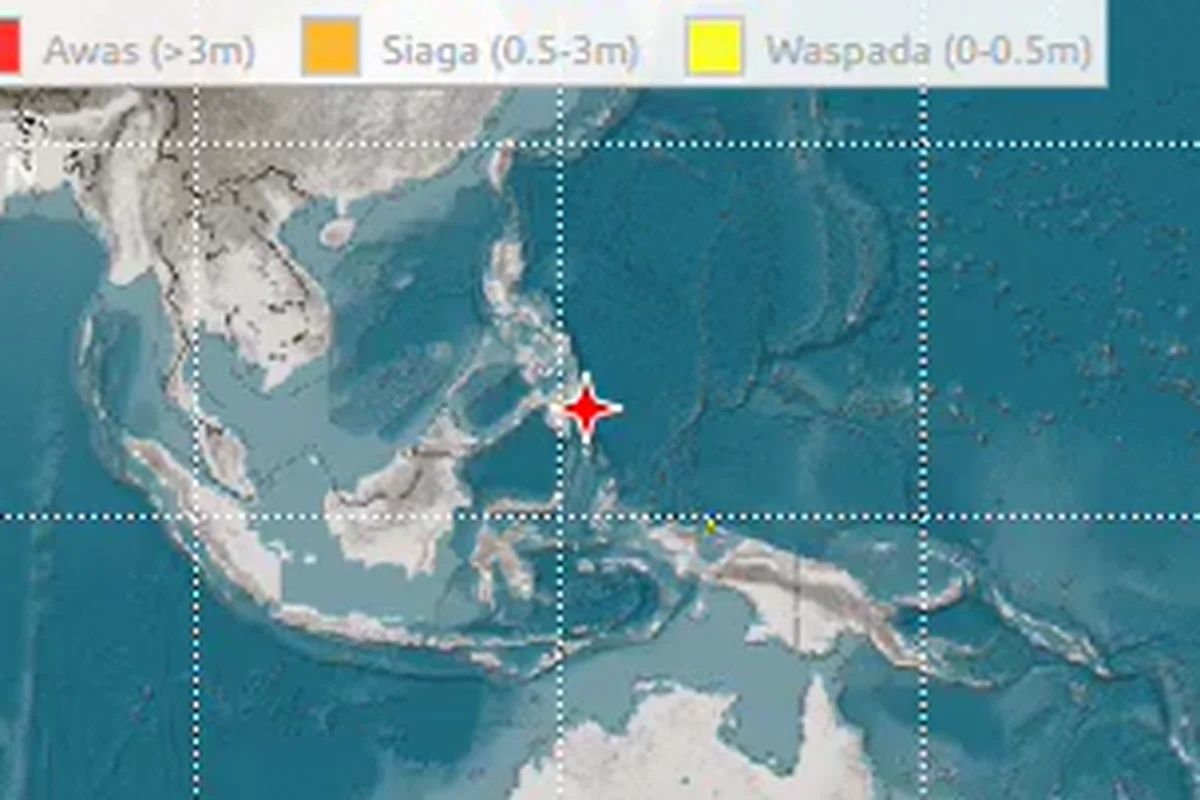 Gempa Besar Filipina, BMKG Akhiri Peringatan Dini Tsunami; Warga Gorontalo Pantau Pasang‑Surut Laut