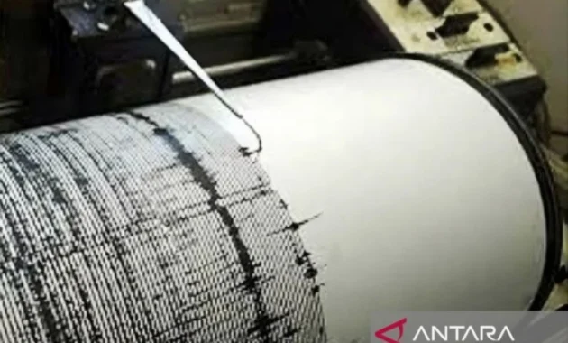Gempa Dangkal Terjadi Beberapa Kali di Tahuna, Kepulauan Sangihe, Sulawesi Utara