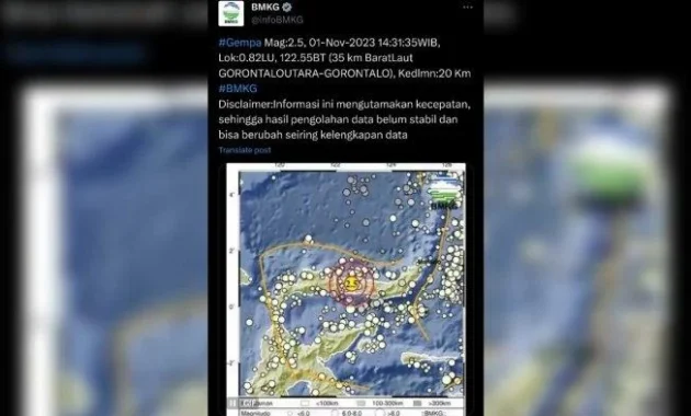 Gempa Magnitudo 5,8 Guncang Banggai Sulteng hingga Gorontalo pada Pagi Hari Gempa Magnitudo 5,8 Guncang Banggai Sulteng hingga Gorontalo pada Pagi Hari