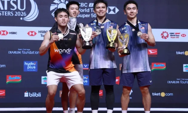 Goh Sze Fei dan Nur Izzuddin Juara Ganda Putra Indonesia Open 2026