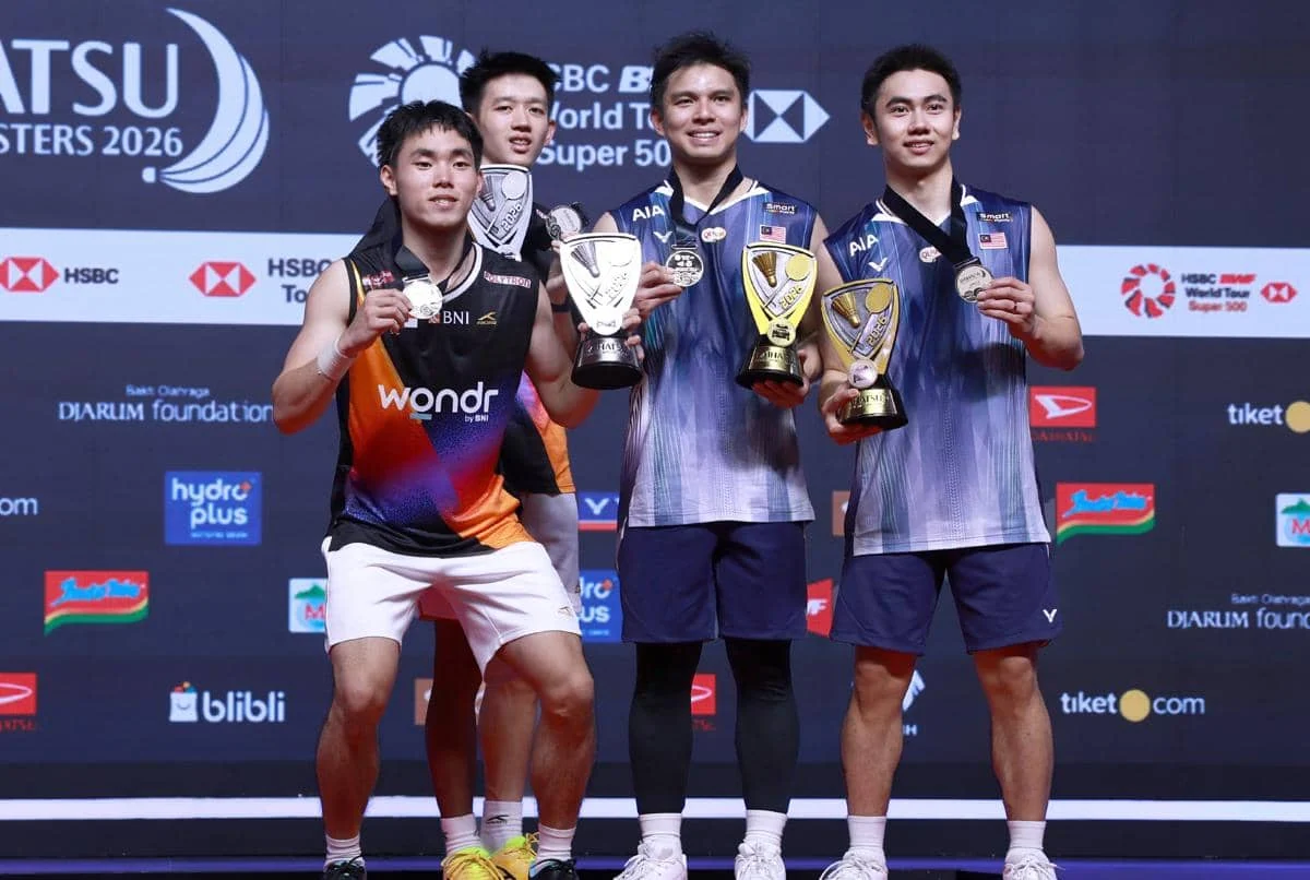 Goh Sze Fei dan Nur Izzuddin Juara Ganda Putra Indonesia Open 2026