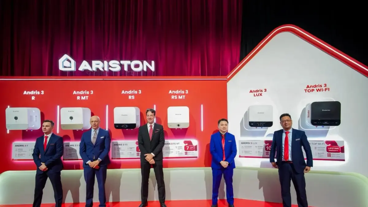 Hadirkan Andris 3, Pemanas Air Listrik Berfitur Wi‑Fi untuk Hunian Modern
