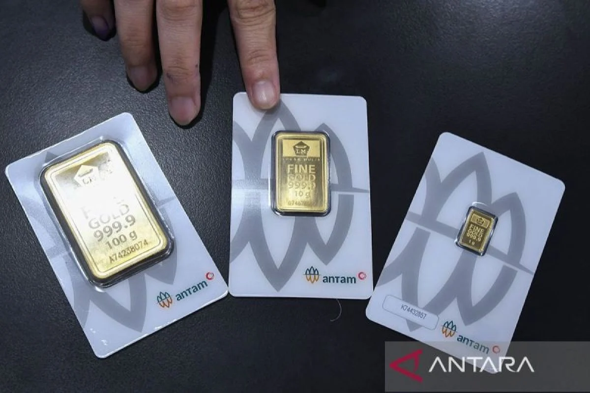 Harga Emas Antam Tetap Stabil di Rp2.668.000 per Gram pada Senin