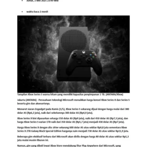 Harga Xbox Series S dan X Global Naik Mulai 1 Agustus 2026