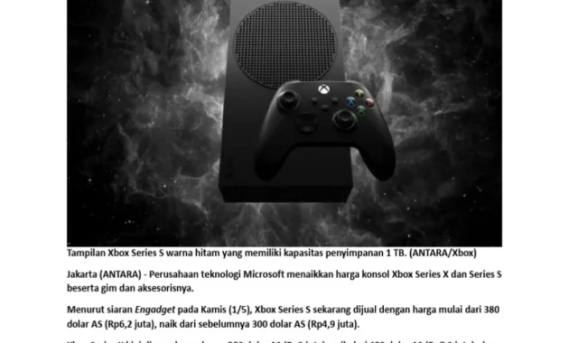 Harga Xbox Series S dan X Global Naik Mulai 1 Agustus 2026