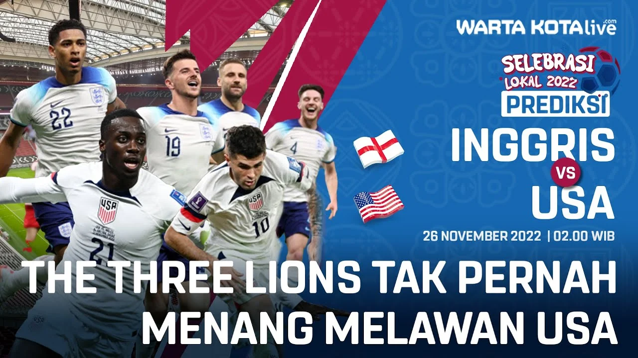 Head-to-Head Inggris vs Ghana: The Three Lions Tak Pernah Kalah dari Afrika