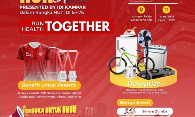 HUT ke-58 BPJS Kesehatan Gelar Fun Run Ajak Masyarakat Hidup Sehat