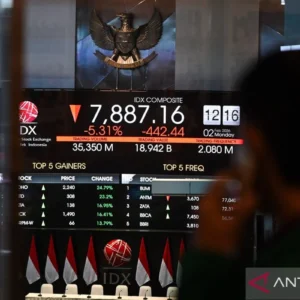 IHSG BEI Selasa Dibuka Melemah 20,19 Poin, Terserah 6.096,50