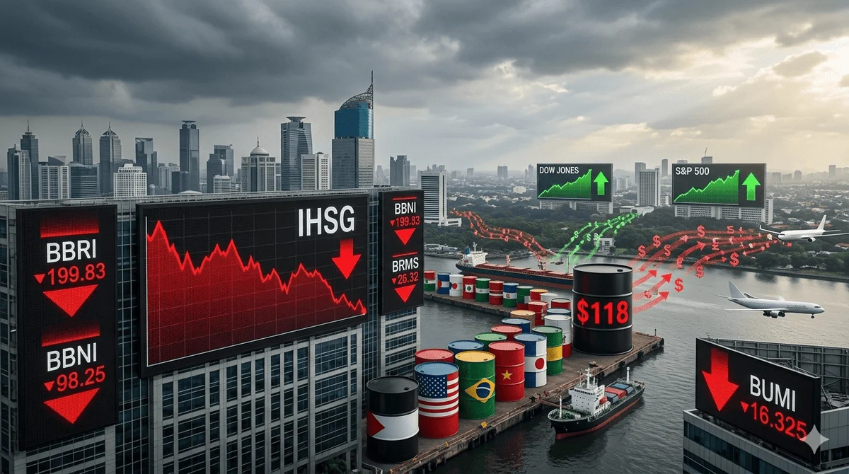 IHSG Turun di Bawah 6.000, Investor Asing Berbondong-bondong Cabut dari Bursa