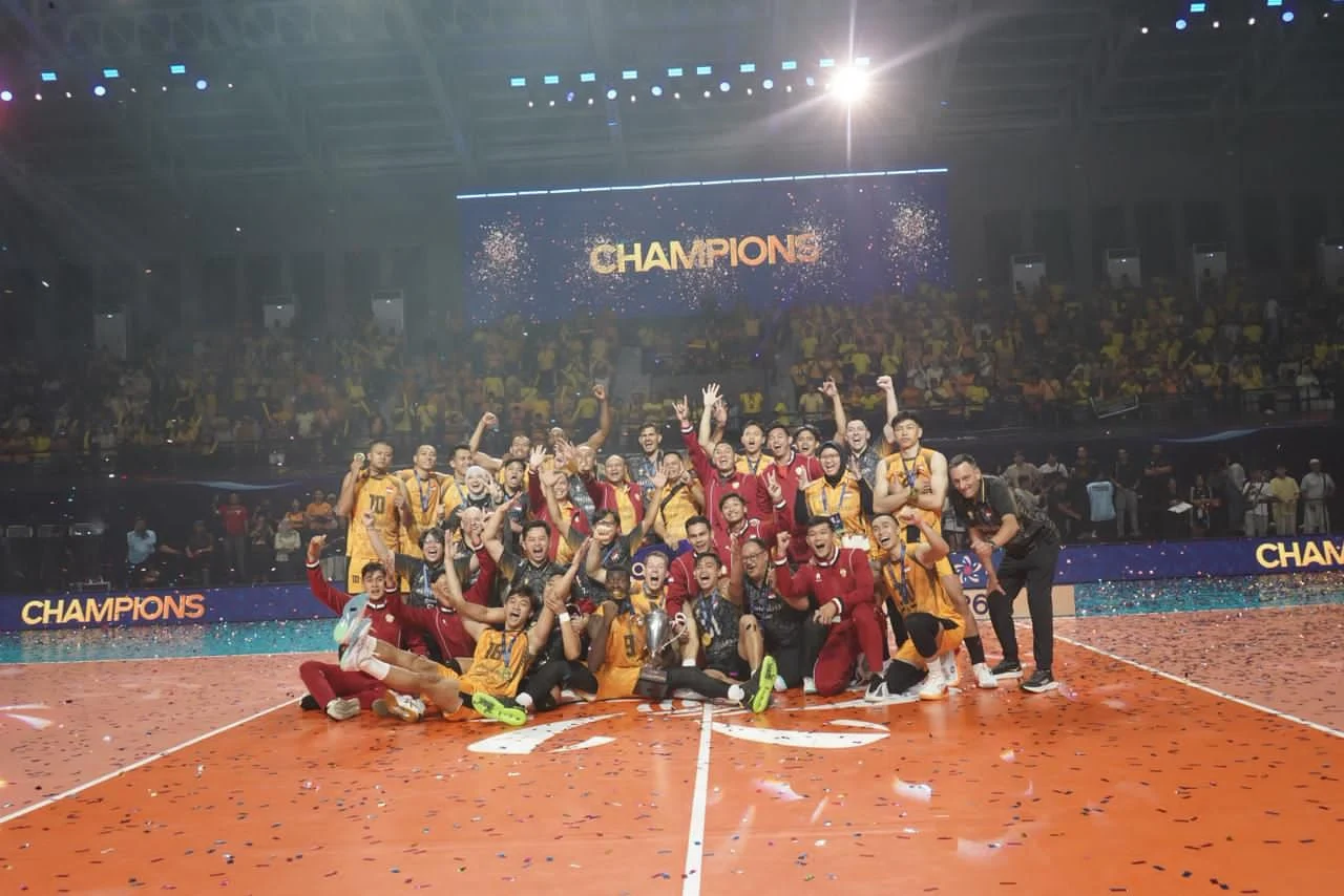 Indonesia Cetak Sejarah Menjuarai AVC Men's Cup 2026