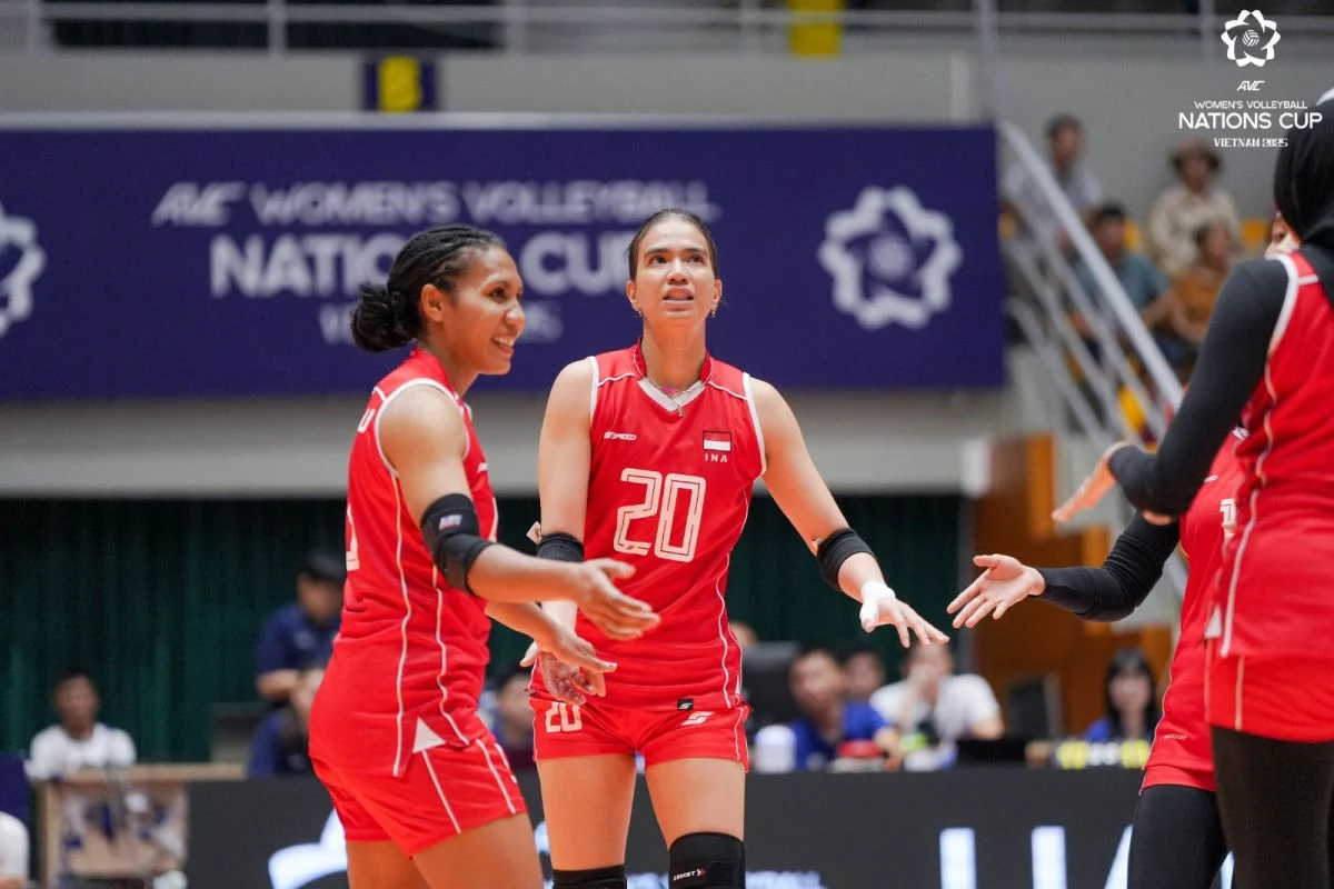 Indonesia Hajar Iran 3-1 di AVC Cup Women's 2026