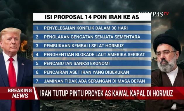 Ini Teks Resmi 14 Poin Kesepakatan Damai AS dan Iran Ini Teks Resmi 14 Poin Kesepakatan Damai AS dan Iran