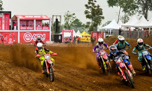 Ivan Valrossi raih podium perdana di Kejurnas Motocross 2026 Bekasi