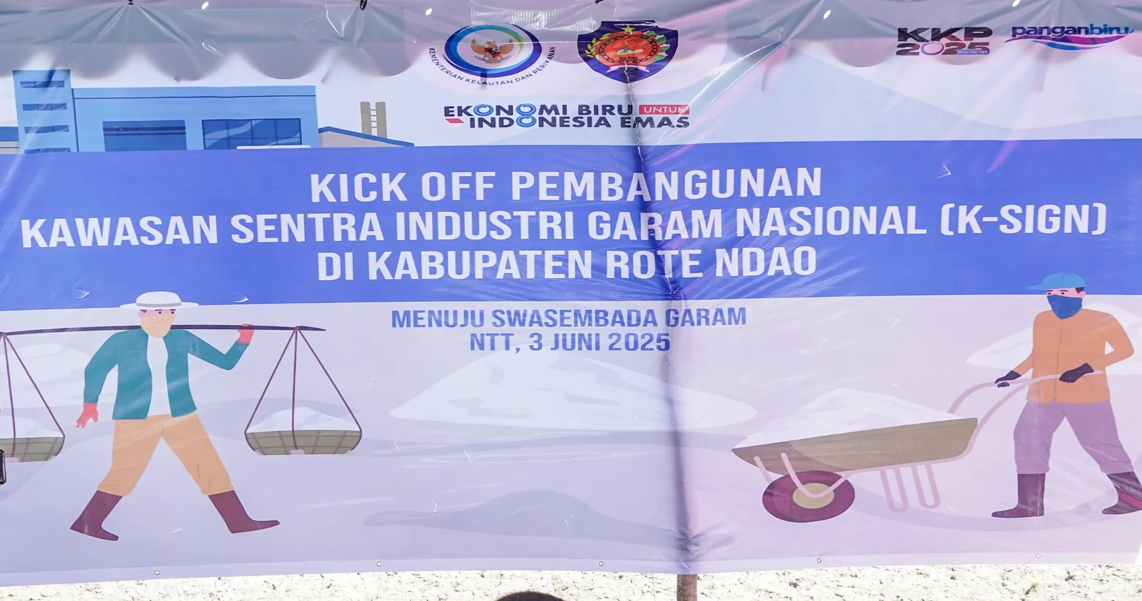 K-SIGN KKP di Rote Ndao NTT, RI Bersiap Capai Swasembada Garam Industri