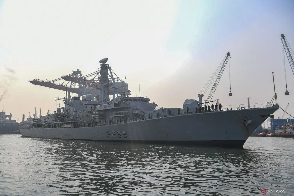 Kapal Perang Kerajaan Inggris HMS Tamar Singgah di Jakarta Perkuat Kerjasama Maritim
