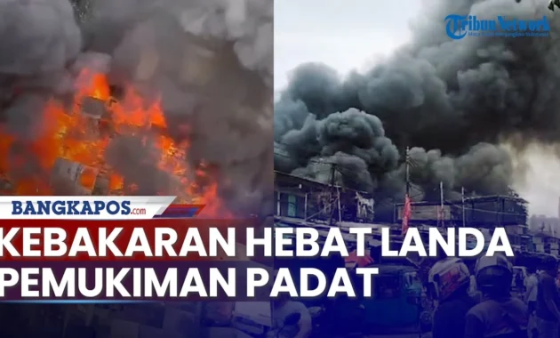 Kebakaran Besar Melanda Pasar Jiung Kemayoran, Upaya Pemadaman Masih Berlanjut Kebakaran Besar Melanda Pasar Jiung Kemayoran, Upaya Pemadaman Masih Berlanjut