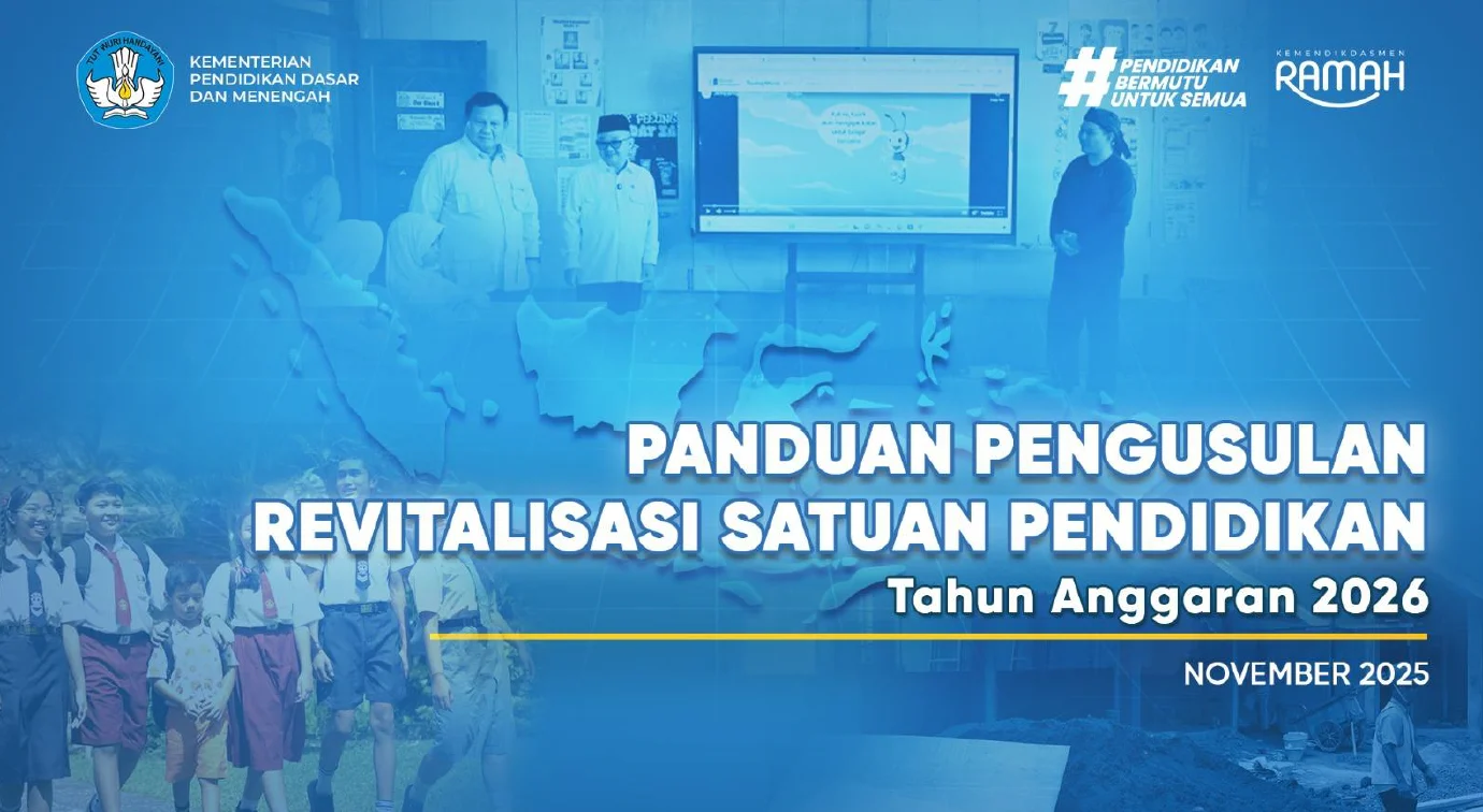 Kemendikdasmen Percepat Revitalisasi Sekolah, Target 11.744 Satuan Pendidikan pada 2026