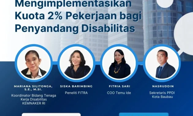 Kemensos Pionir Penerapan Kuota 2% untuk Pekerja Disabilitas