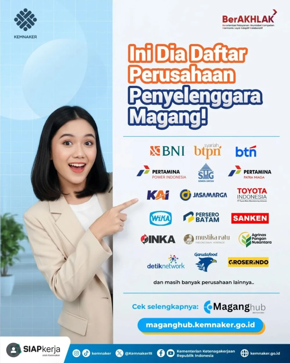 Kemnaker Buka Pendaftaran Magang Nasional Tahap 2, 8-19 Juni 2026