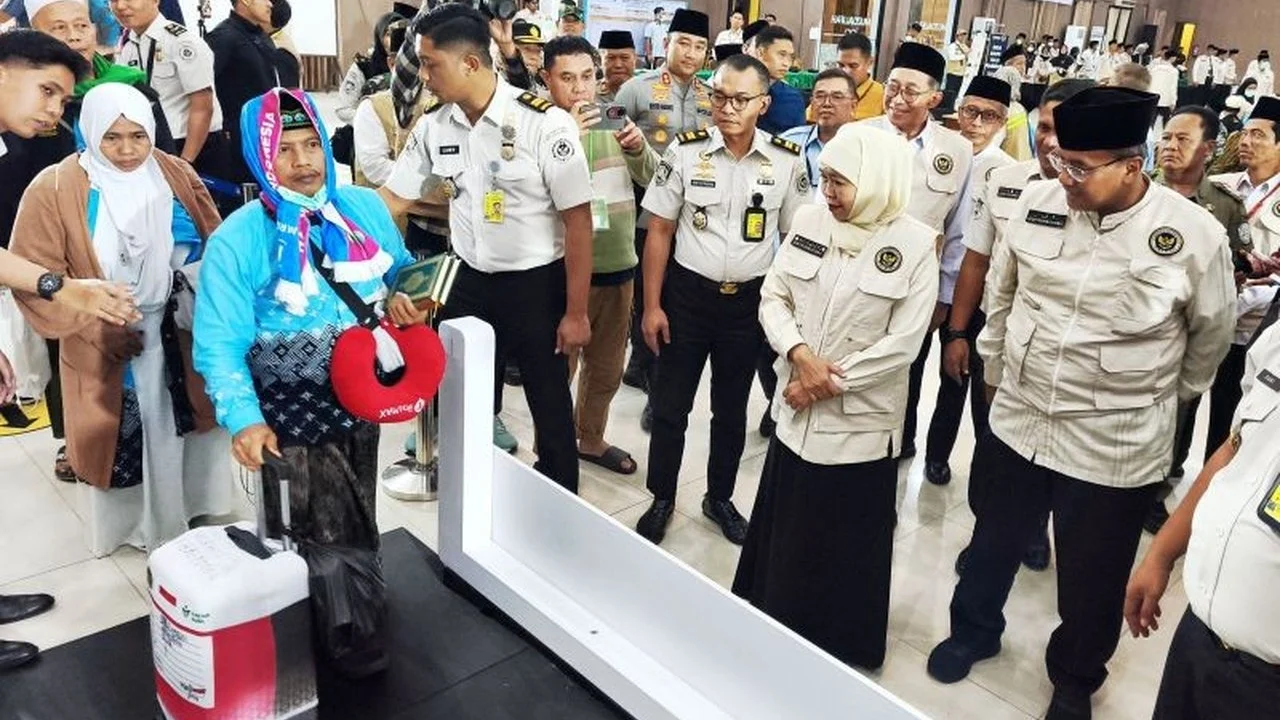 Khofifah: Seamless Corridor percepat layanan debarkasi jamaah haji