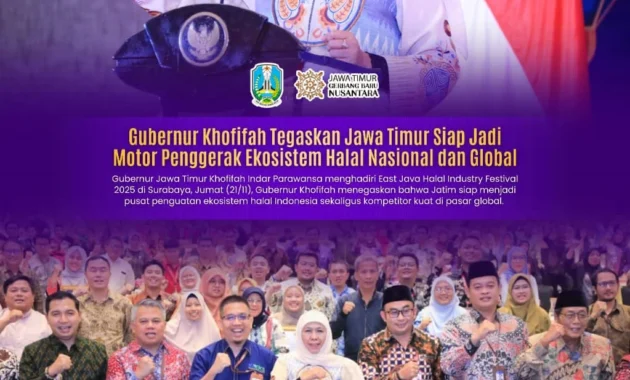 Khofifah Tegaskan Jawa Timur Jadi Pemain Utama Rantai Halal Nasional Khofifah Tegaskan Jawa Timur Jadi Pemain Utama Rantai Halal Nasional