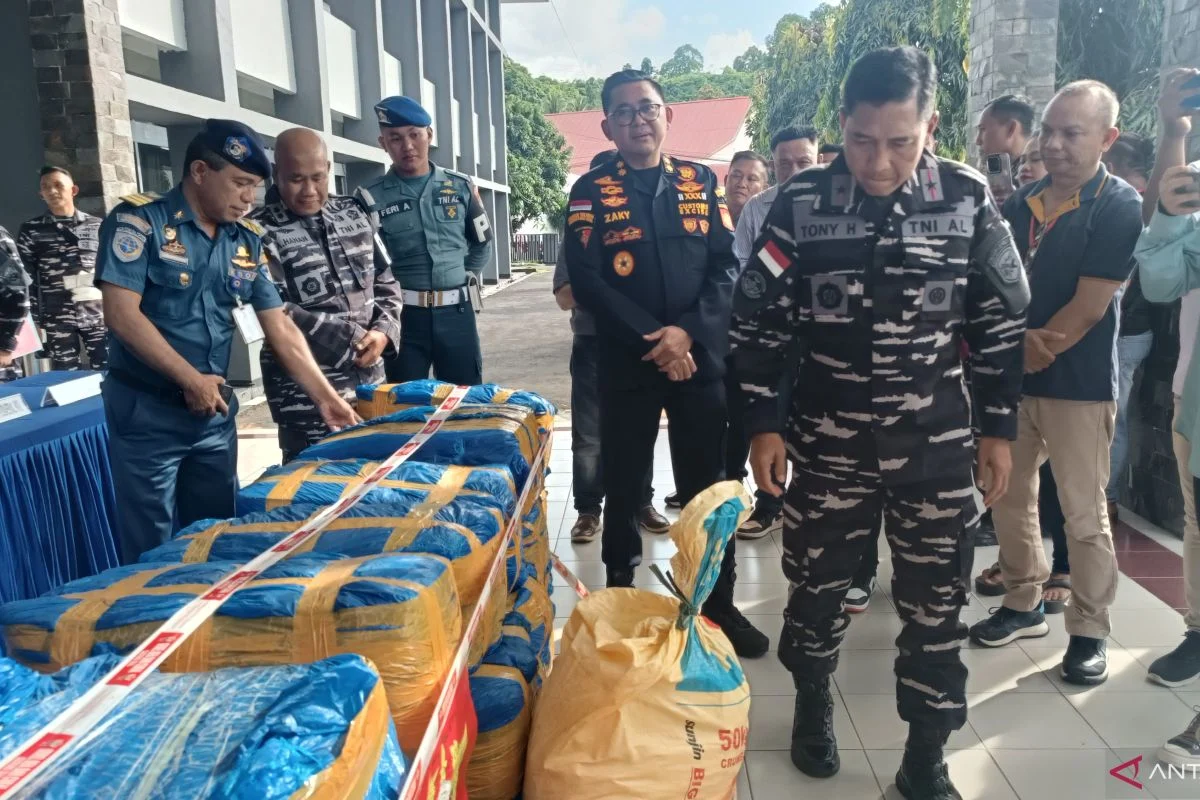Kodaeral VIII Gagalkan Penyelundupan Sianida 1 Ton Asal Filipina, Kerugian Negara Rp1 Miliar