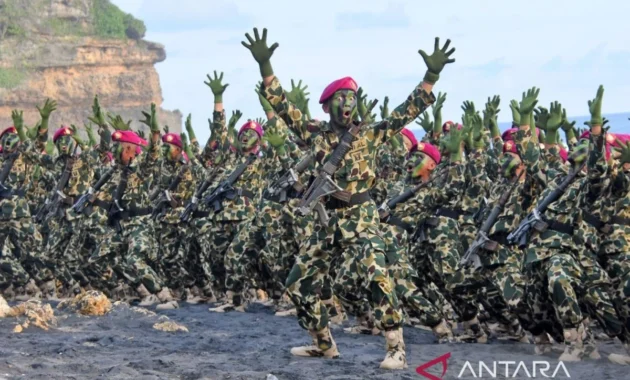 Korps Marinir TNI AL Terima 947 Prajurit Baru