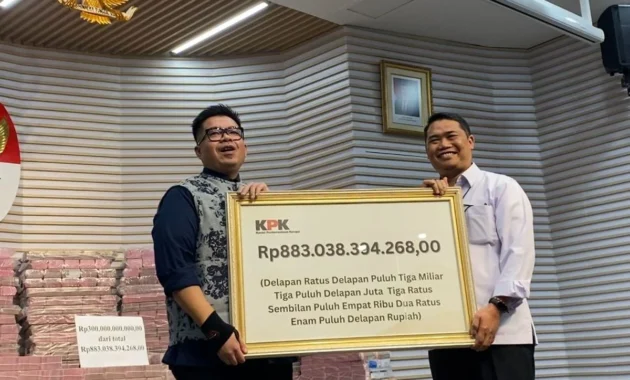 KPK Serahkan Aset Rp 153 Miliar Hasil Rampasan Kasus Investasi Fiktif Antonius Kosasih ke Taspen