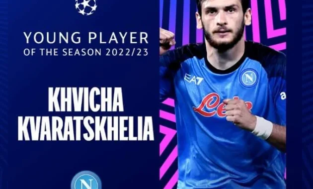 Kvaratskhelia Dinobatkan Pemain Terbaik Liga Champions 2025/2026