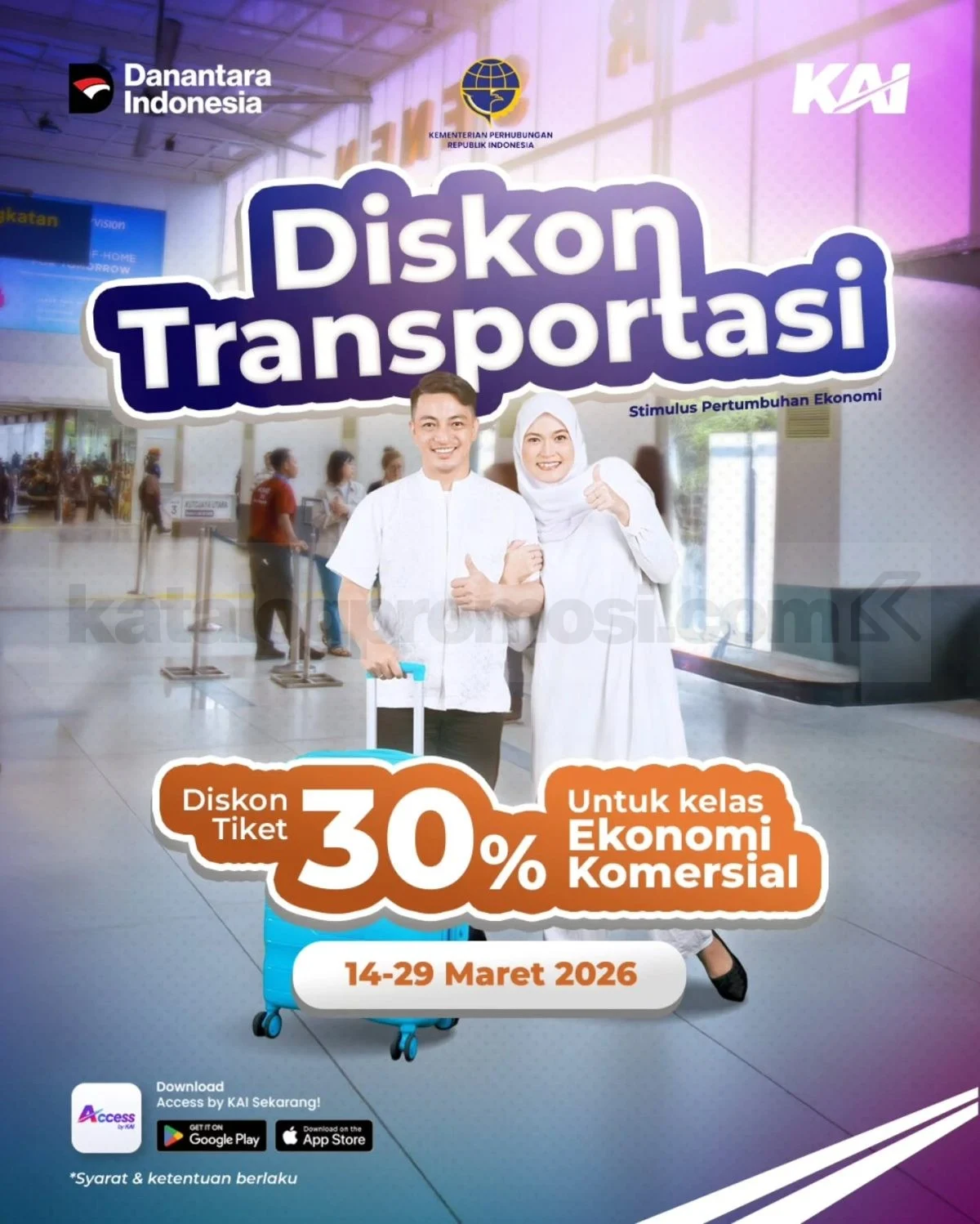 Liburan Sekolah Lebih Hemat, KAI Berikan Diskon 30% untuk Kereta Ekonomi Komersial