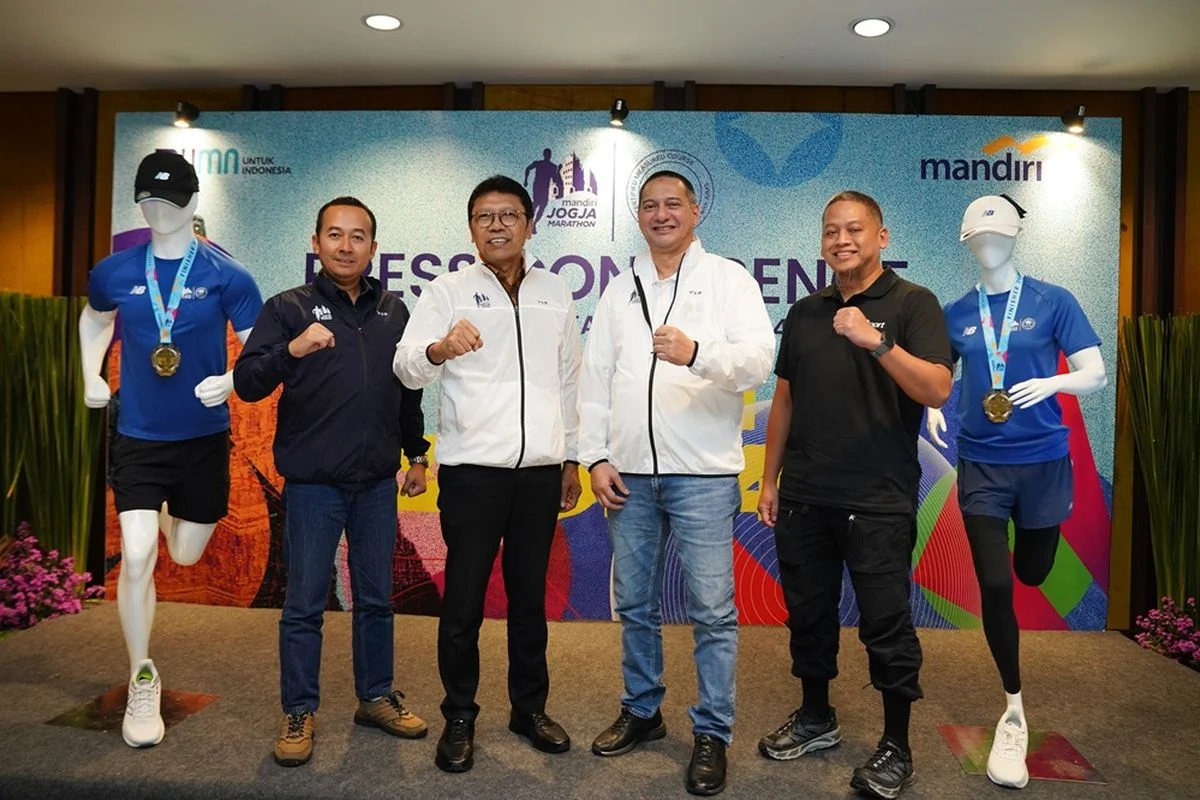 Marshal Jogja Marathon dan Ajudan Danrem Pamungkas Saling Meminta Maaf dan Berpelukan