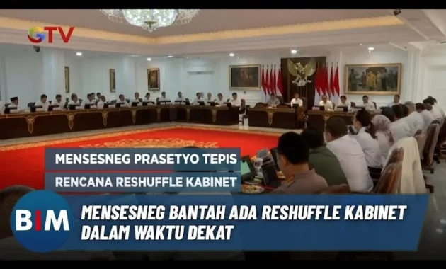 Mensesneg Batalkan Isu Pengunduran Diri Menkeu Purbaya, Katakan Tak Ada Reshuffle Kabinet Mensesneg Batalkan Isu Pengunduran Diri Menkeu Purbaya, Katakan Tak Ada Reshuffle Kabinet