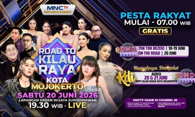 MNCTV Meriahkan Hari Jadi ke-108 Kota Mojokerto lewat Road to Kilau Raya