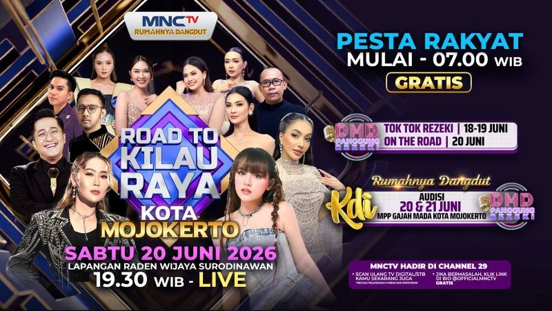 MNCTV Meriahkan Hari Jadi ke-108 Kota Mojokerto lewat Road to Kilau Raya