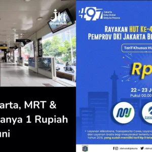 MRT Jakarta Terapkan Tarif Rp1 pada 22 Juni untuk Dukung HUT ke-499 DKI