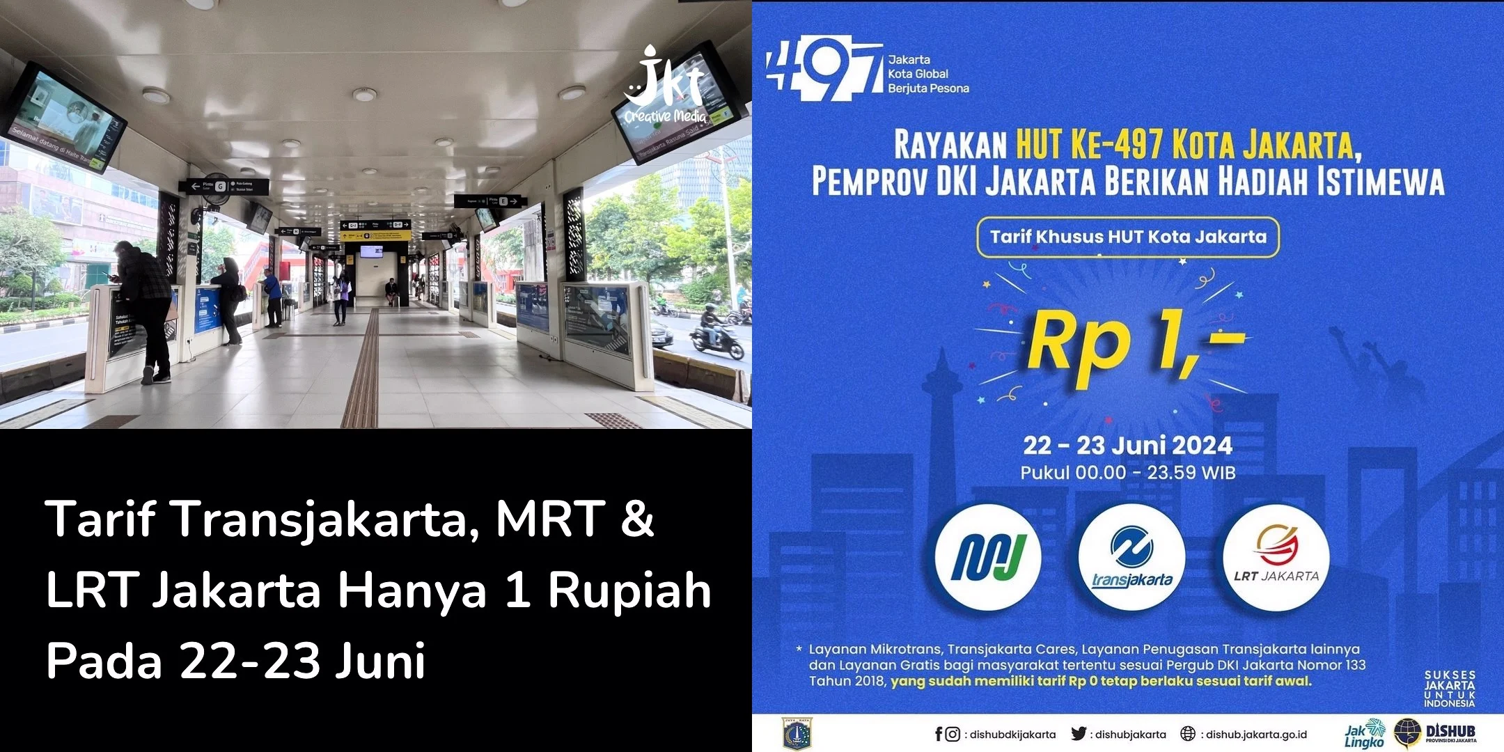 MRT Jakarta Terapkan Tarif Rp1 pada 22 Juni untuk Dukung HUT ke-499 DKI