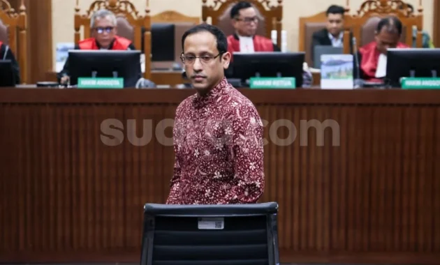 Nadiem Makarim Dijatuhi Hukuman 10 Tahun Penjara dan Denda Rp 1 Miliar