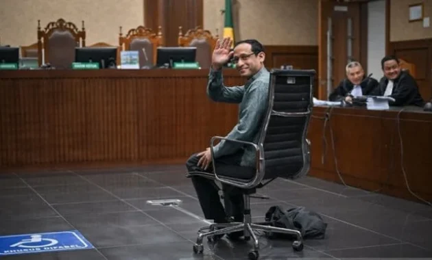 Nadiem Makarim Siap Sampaikan Pledoi di Pengadilan Tipikor Jakarta, Keputusan Majelis Diperkirakan Pengaruhi Kepercayaan Publik Nadiem Makarim Siap Sampaikan Pledoi di Pengadilan Tipikor Jakarta, Keputusan Majelis Diperkirakan Pengaruhi Kepercayaan Publik