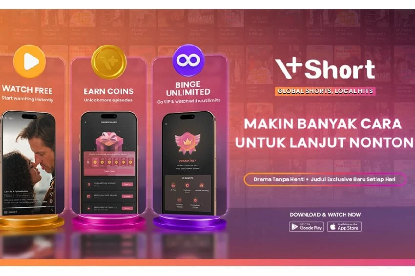 Nonton Gratis hingga VIP, Ini Beragam Cara Menikmati Microdrama di V+Short