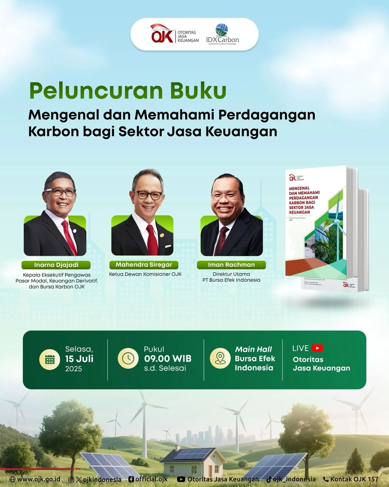 OJK Komitmen Perkuat Keuangan Berkelanjutan dan Ekonomi Karbon