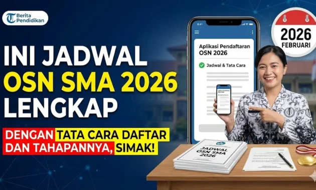 OSN SMA Tingkat Kabupaten/Kota 2026 Segera Dimulai, Simak Tata Tertibnya
