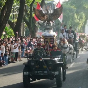 Pawai dan Karnaval Sambut Hari Lahir Pancasila di Denpasar