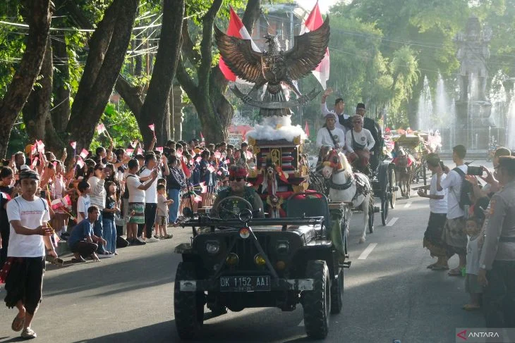 Pawai dan Karnaval Sambut Hari Lahir Pancasila di Denpasar