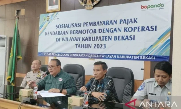 Pembayaran Pajak Kendaraan di Bekasi Kini Bisa Dicicil Melalui Koperasi