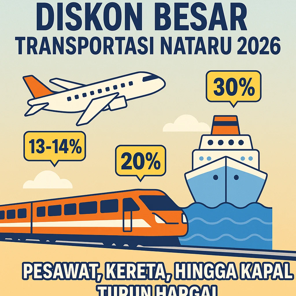 Pemerintah Guyur Rp 2,04 Triliun untuk Diskon Transportasi Libur Sekolah dan Nataru