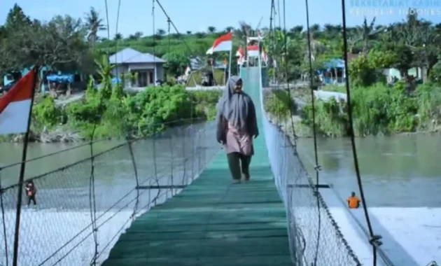 Pemerintah Targetkan 5.000 Jembatan Gantung Selesai Akhir 2026
