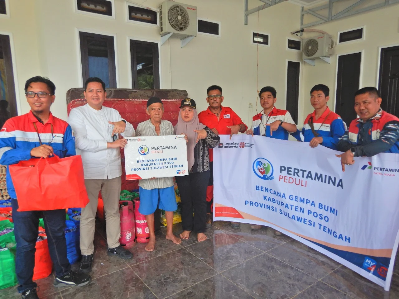 Pemprov Sulawesi Tengah Salurkan 650 Paket Bantuan Sembako untuk Warga Terdampak Gempa Sigi