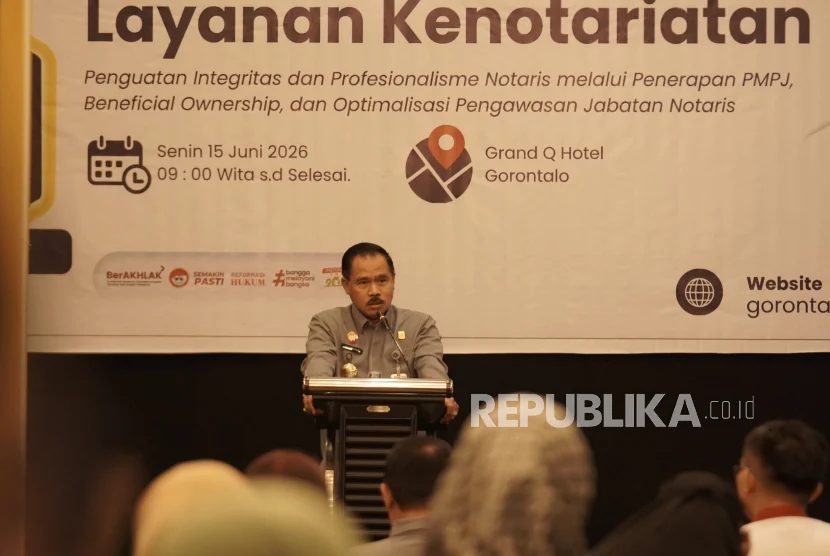 Perkuat Integritas Jabatan Notaris, Kemenkum Gorontalo Sosialisasikan Layanan Kenotariatan
