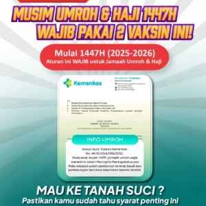 Persyaratan Umroh 2026: Dokumen, Vaksinasi, dan Pemeriksaan Kesehatan yang Wajib Dipenuhi