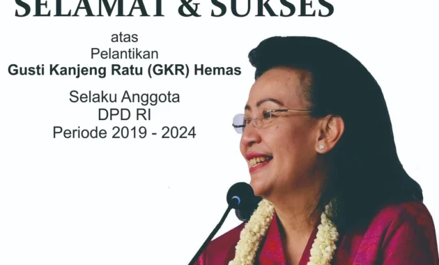 Pesan Penting Ketua DPD RI GKR Hemas untuk Anak Muda di Tengah Arus Modernisasi Pesan Penting Ketua DPD RI GKR Hemas untuk Anak Muda di Tengah Arus Modernisasi